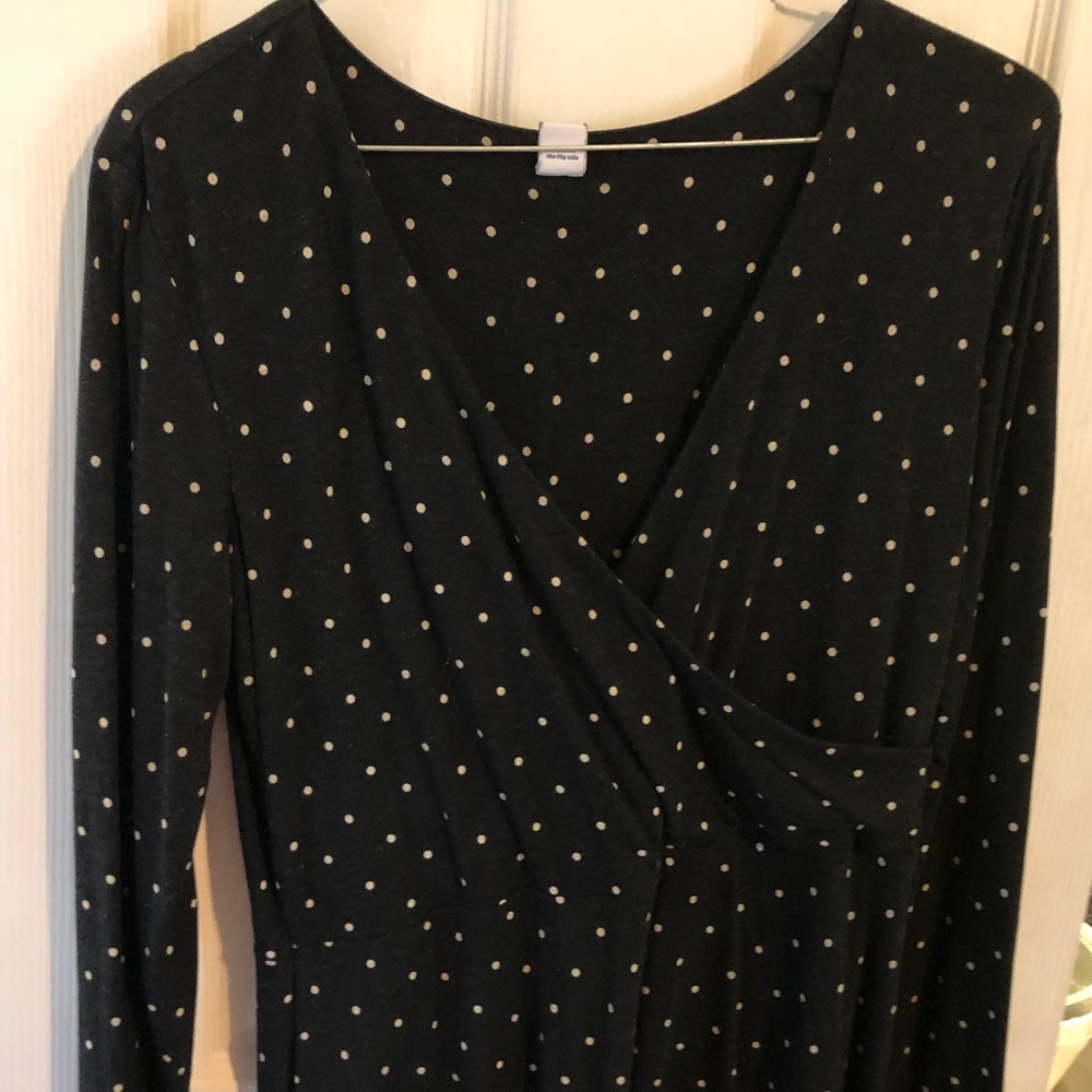 Polka Dot Wrap Dress